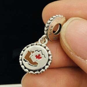 ✨🔥Pandora Canadian Rockies Charm S925 Silver with box